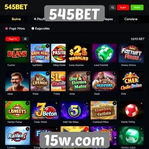 545BET oferece ampla variedade de jogos online